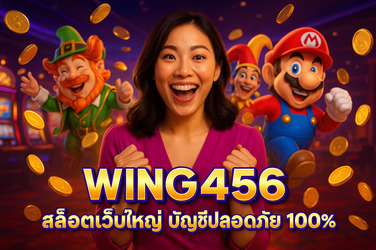 WING456 สล็อตเว็บใหญ่ บัญชีปลอดภัย 100%
