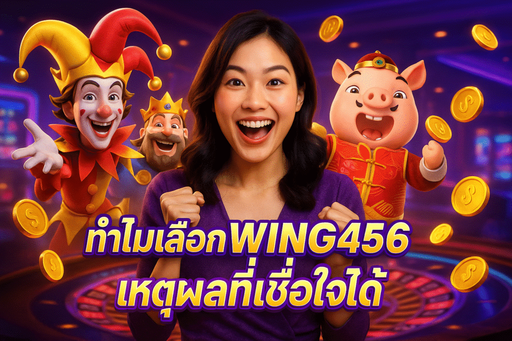 ทำไมเลือก WING456 เหตุผลที่เชื่อใจได้