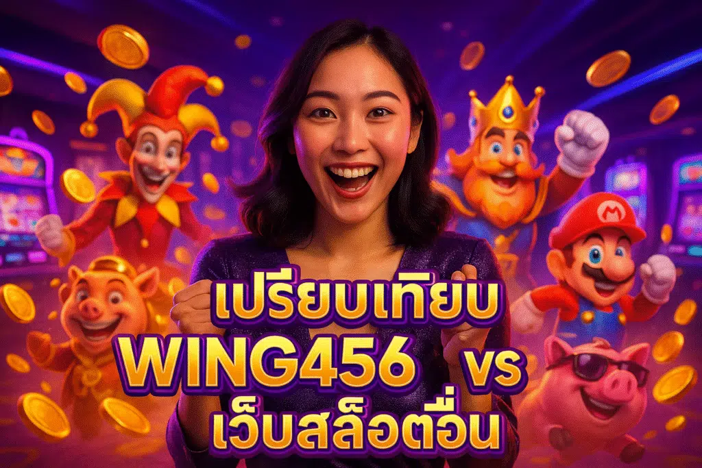 เปรียบเทียบ WING456 vs เว็บสล็อตอื่น