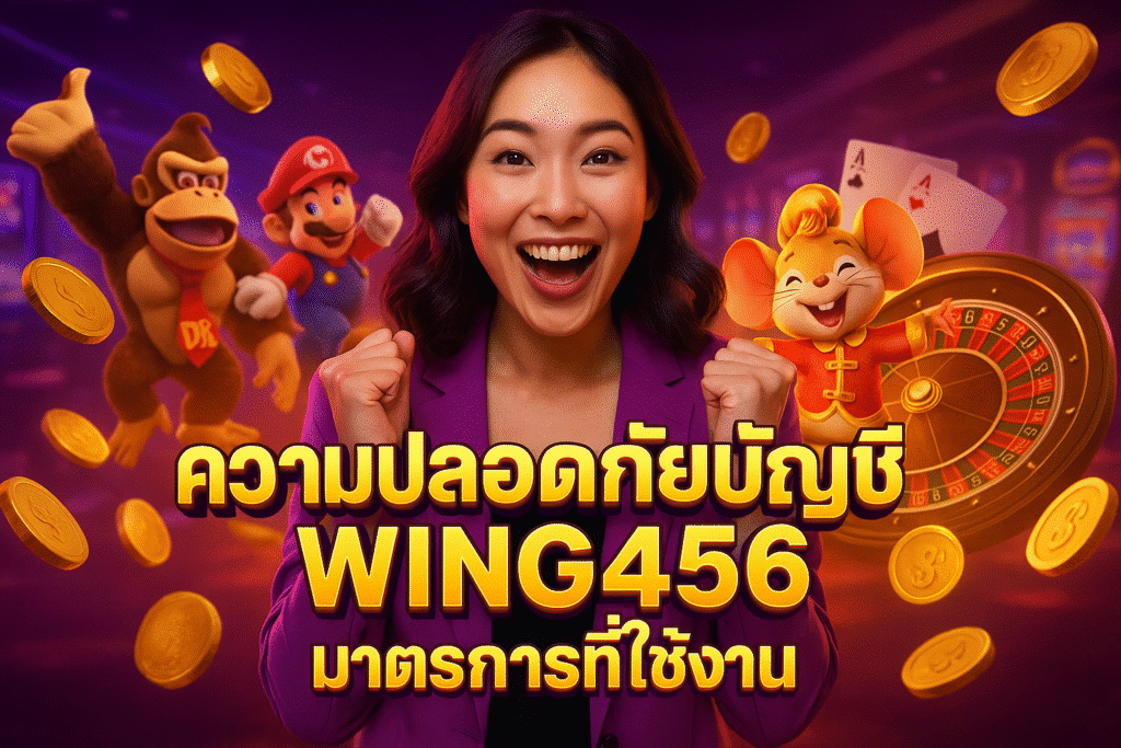 ความปลอดภัยบัญชี WING456 มาตรการที่ใช้งาน