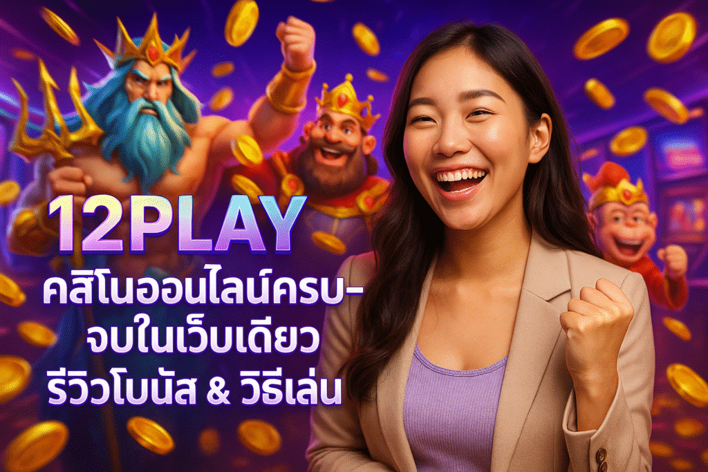 12PLAY คาสิโนออนไลน์ครบ-จบในเว็บเดียว รีวิวโบนัส & วิธีเล่น