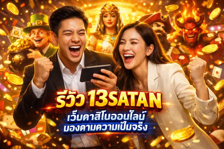 รีวิว 13SATAN เว็บคาสิโนออนไลน์ มองตามความเป็นจริง
