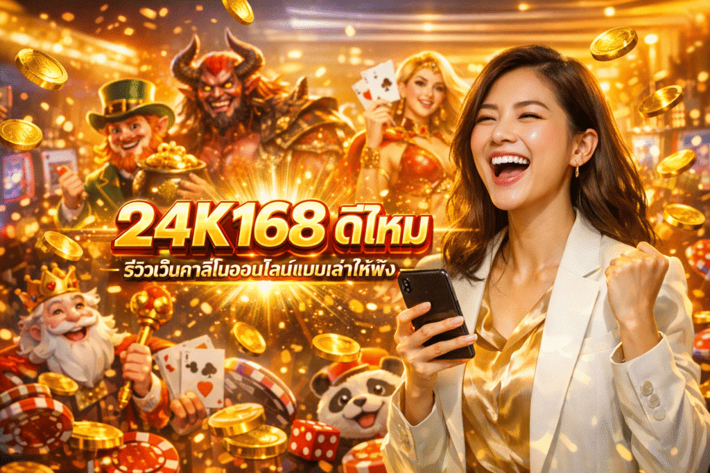 24K168 ดีไหม รีวิวเว็บคาสิโนออนไลน์แบบเล่าให้ฟัง